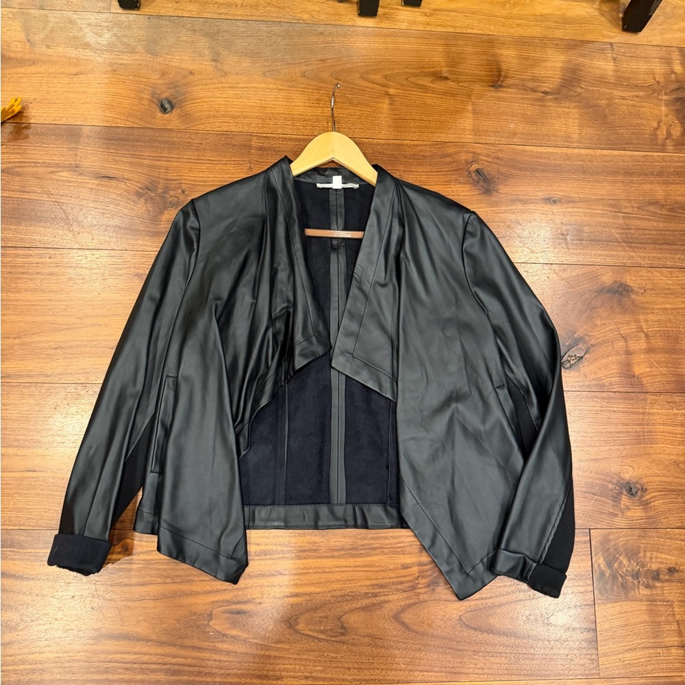 BB Dakota sz Large Faux leather Moto Women's Jacket